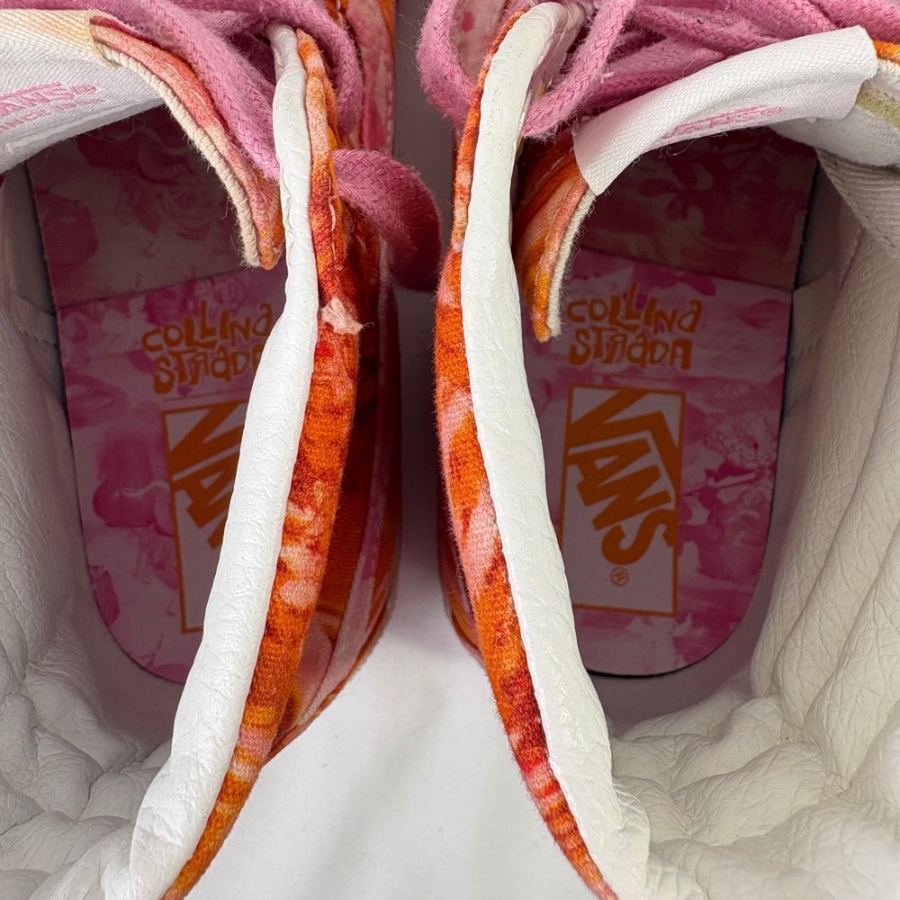 Vans x Sk8-Hi 38 DX Collina Strada‎ Tie Dye Pink Orange Skate Sneakers Shoes W 8 - Picture 10 of 11